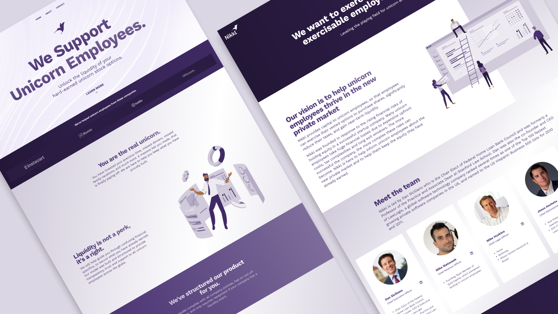 Nikkl - Branding & Web Development project showcase