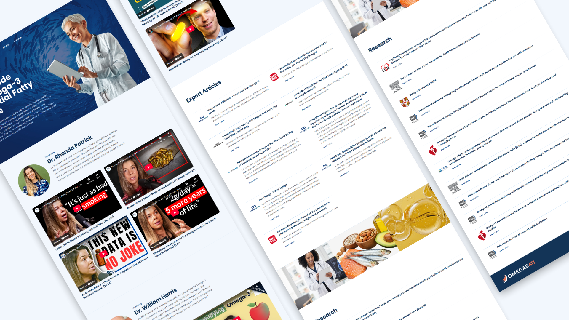 Omegas411 - Web Design & Development project showcase
